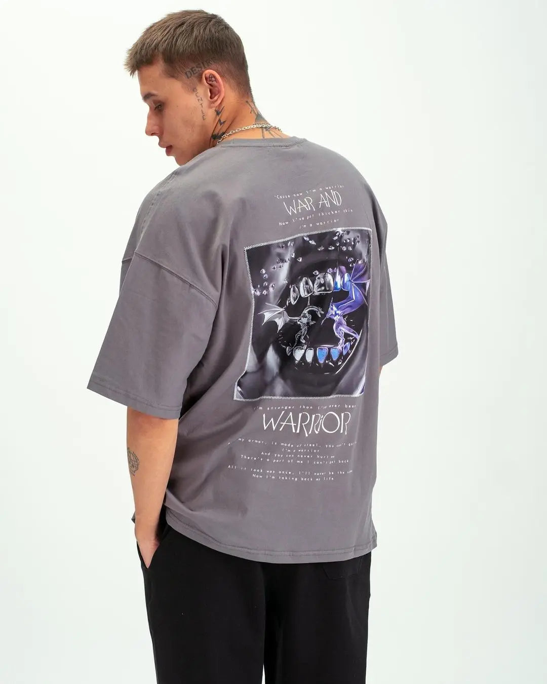 War And Warrior Oversize T-Shirt