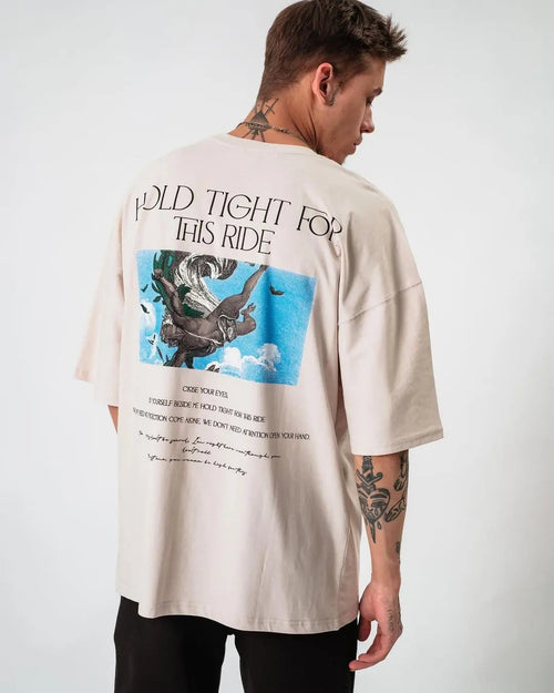 Hold Tight For This Ride Oversize T-Shirt